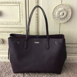 Kate Spade gorgeous plum colored extra large tote
